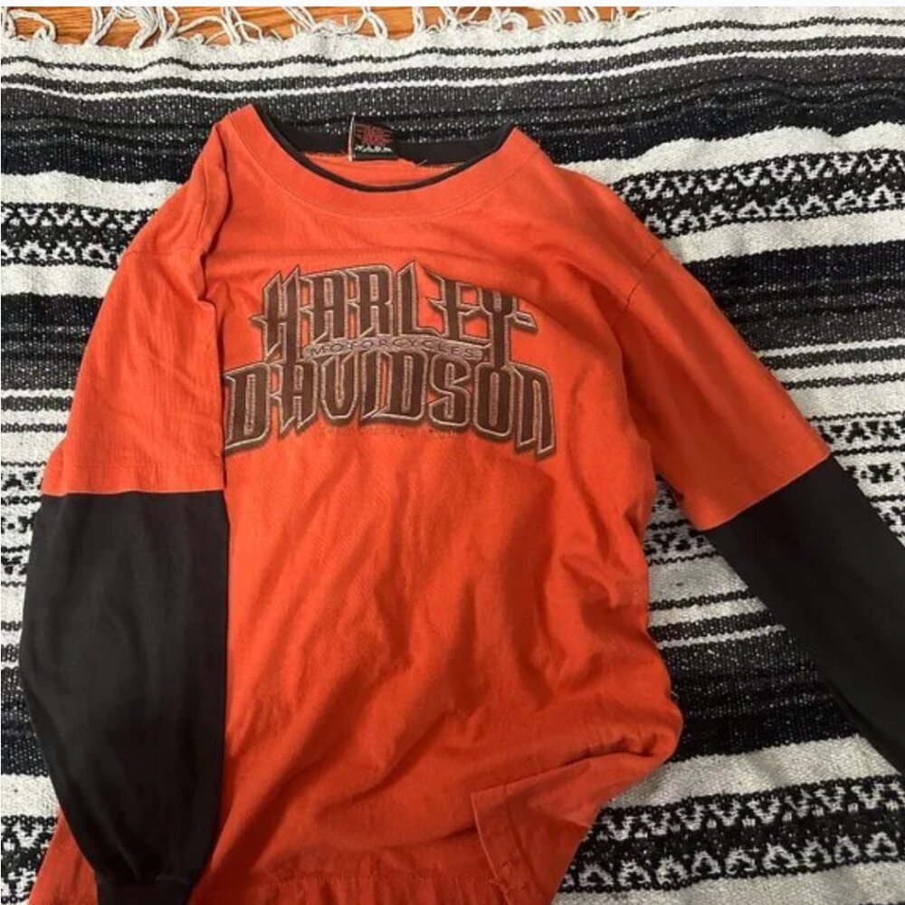 Harley Davidson Long Sleeve Shirt VINTAGE